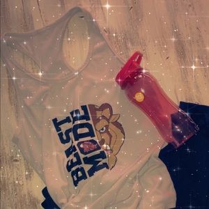 Beast mode racer back T